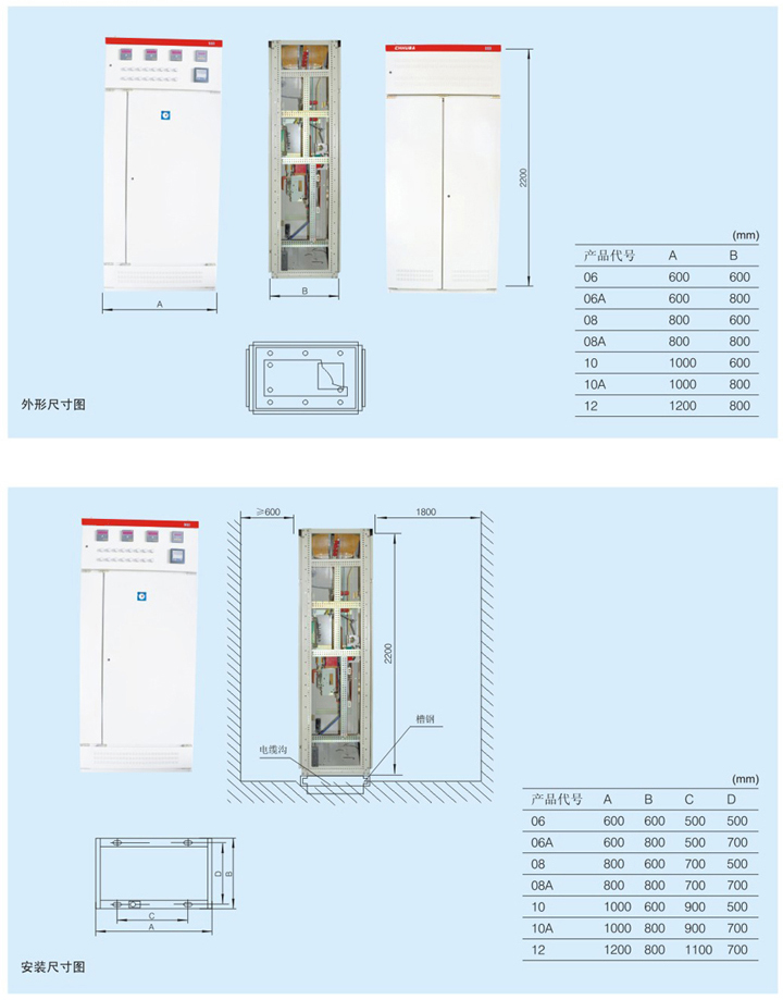 成套開關(guān)設備尺寸